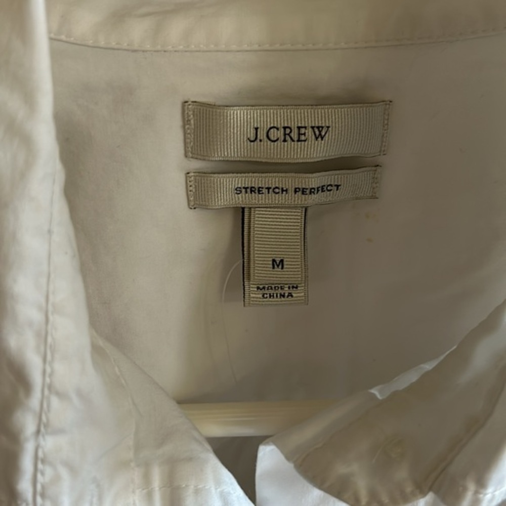 J Crew Buttoned Front Basic Shirt. Size M - image 5